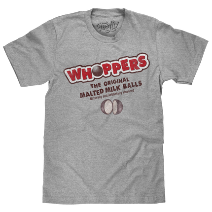 Whoppers The Original Malted Milk Ball T-Shirt - Athletic Heather