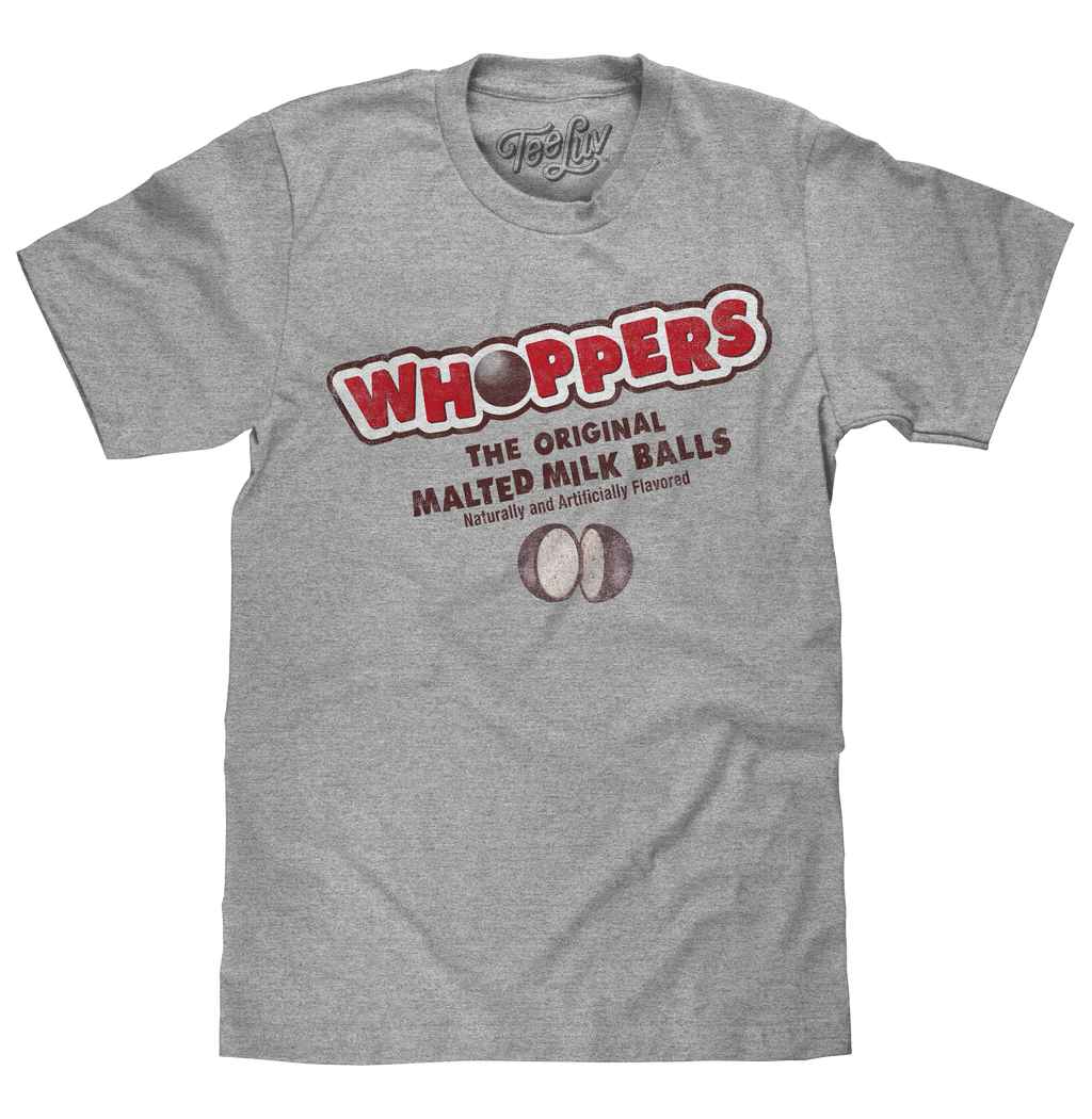 Whoppers The Original Malted Milk Ball T-Shirt - Athletic Heather