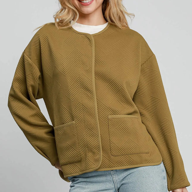 Textured Jacquard Jacket