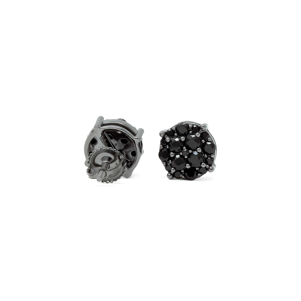 Black Stud Earrings