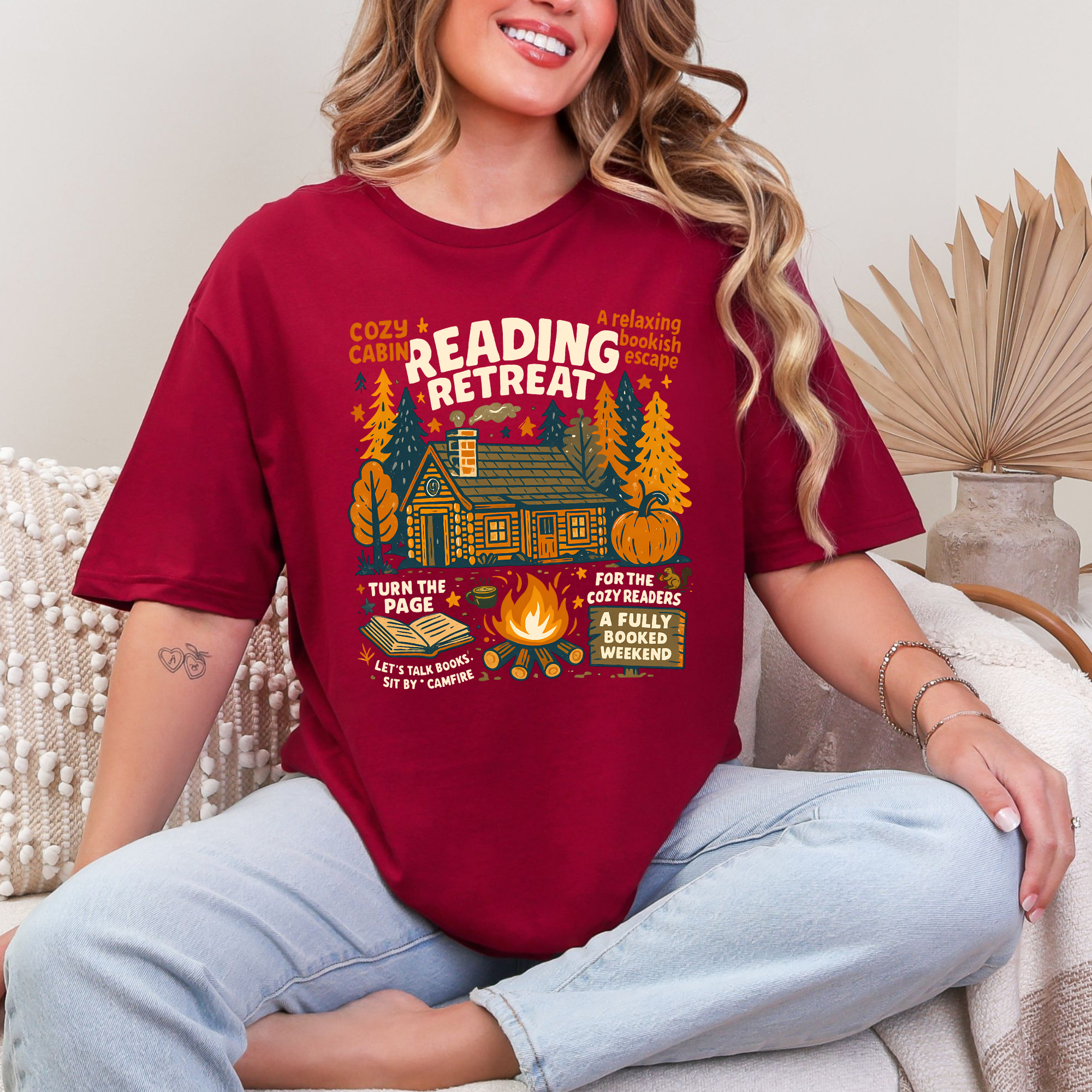 Reading Retreat Graphic Tee