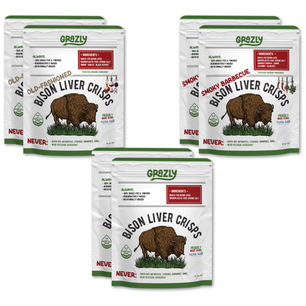 Bison Liver Crisp Variety Pack