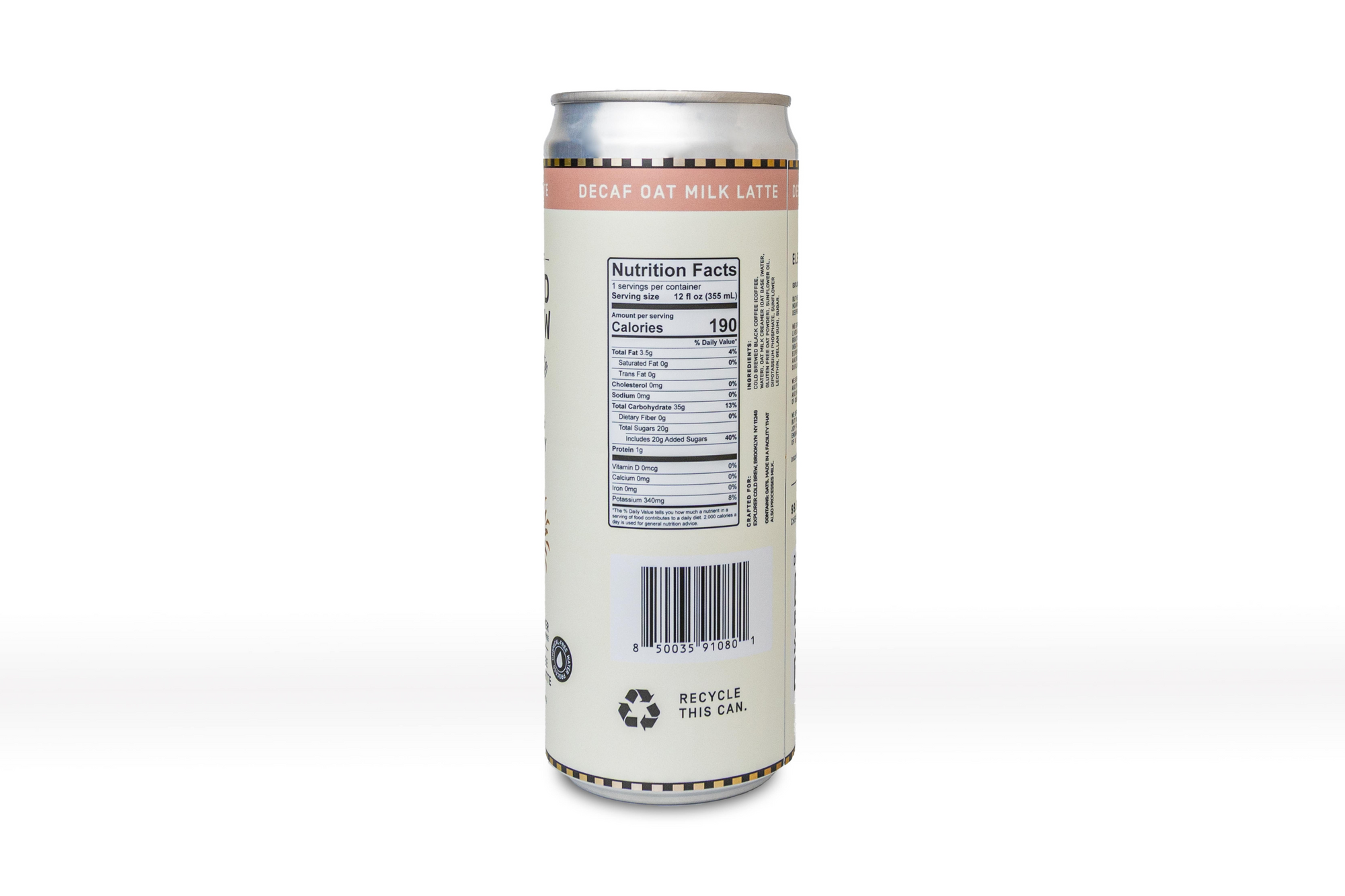 Cold Brew Oat Latte | Choose Your Caffeine Level | Rich & Creamy 12-Pack