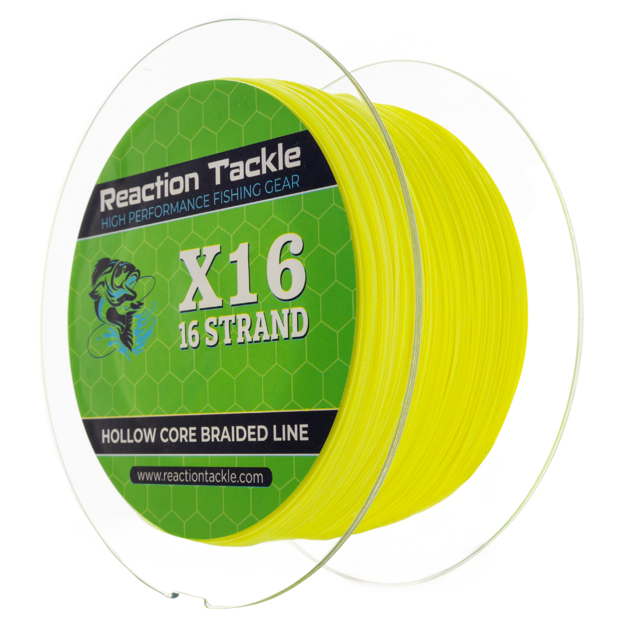 Reaction Tackle Hollow Core - 16 Strand Braided Fishing Line