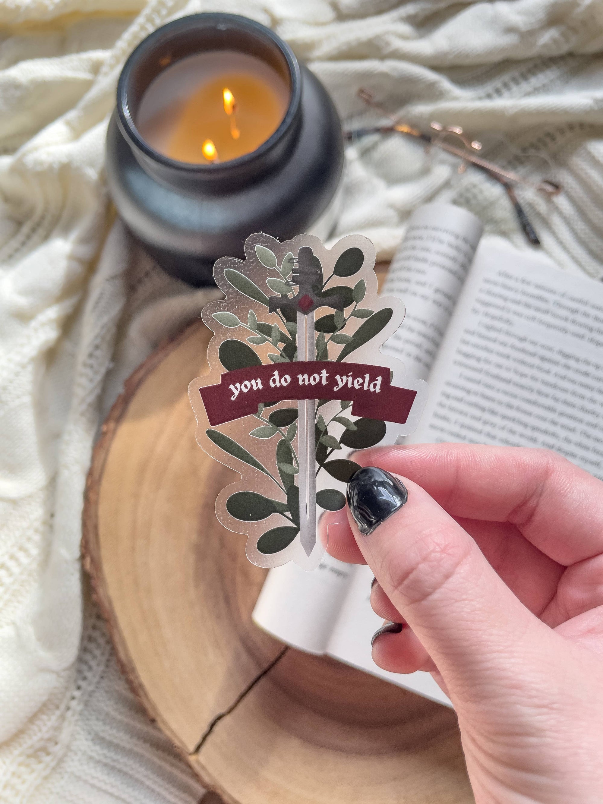 Meaggie Moos - You Do Not Yield Sticker | Throne of Glass