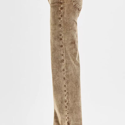 RISEN High Rise Wide Leg Corduroy Jeans