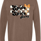 Small / Comfort Colors Espresso Long Sleeve Tee