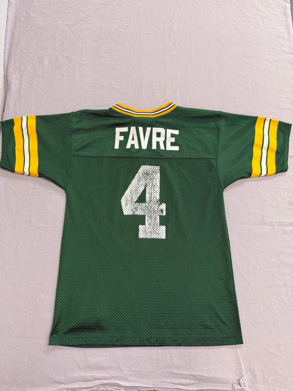 VTG Brett Favre Green Bay Jersey #4 Logo Athletic - M