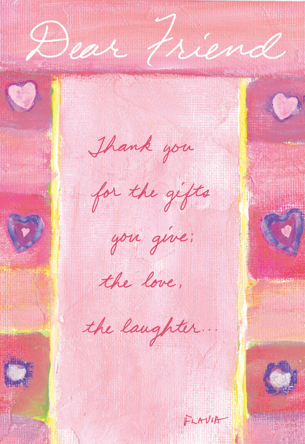 Dear Friend - a Flavia Weedn inspirational greeting card 4242-0068