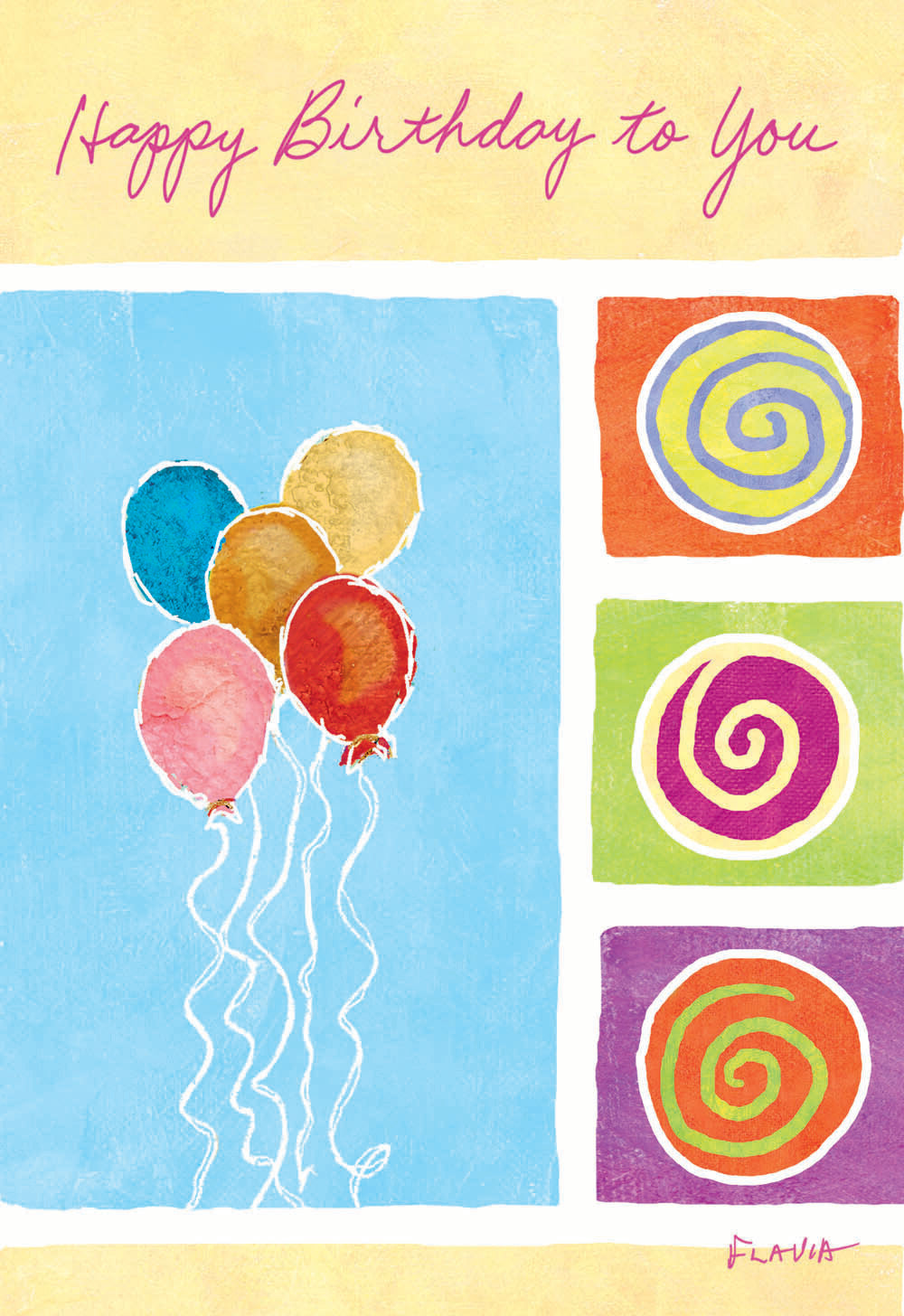 Happy Birthday to You - a Flavia Weedn inspirational greeting card 4242-0077