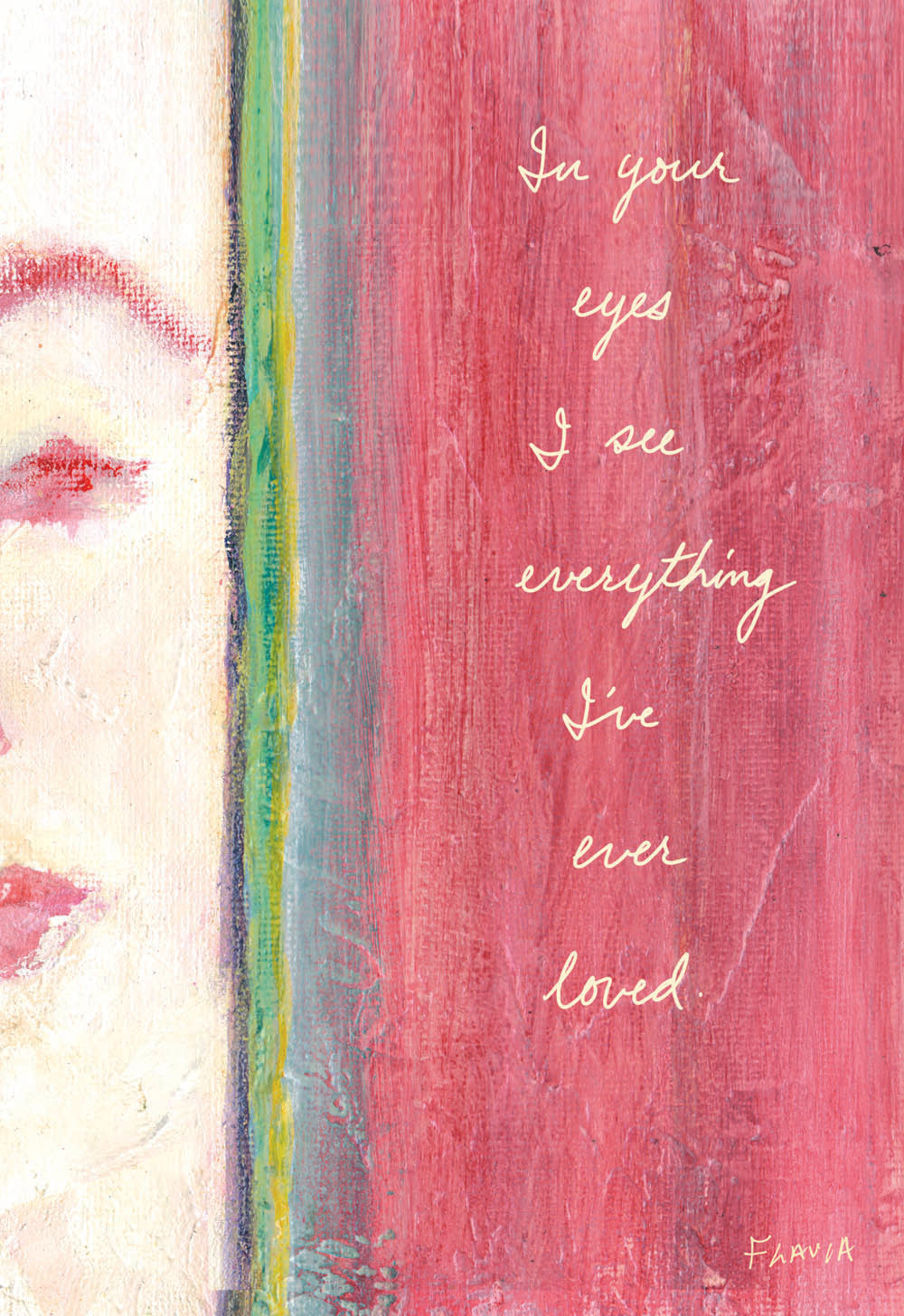Your Eyes - a Flavia Weedn inspirational greeting card 4242-0105