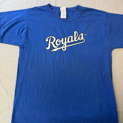 VTG KC Royals George Brett T-shirt Jersey Promo #5 - L