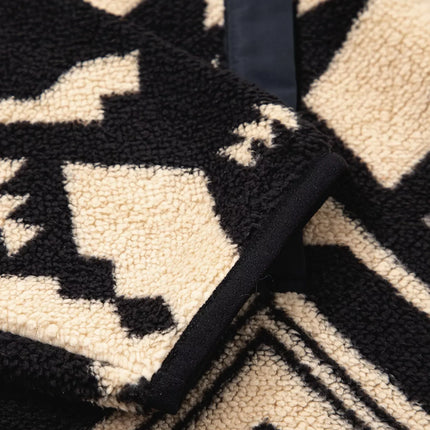 Western Aztec Half Zip Plush Sweatshirt