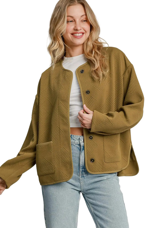 Textured Jacquard Jacket