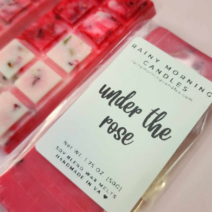 Under The Rose | Fresh Cut Roses | Wax Melts