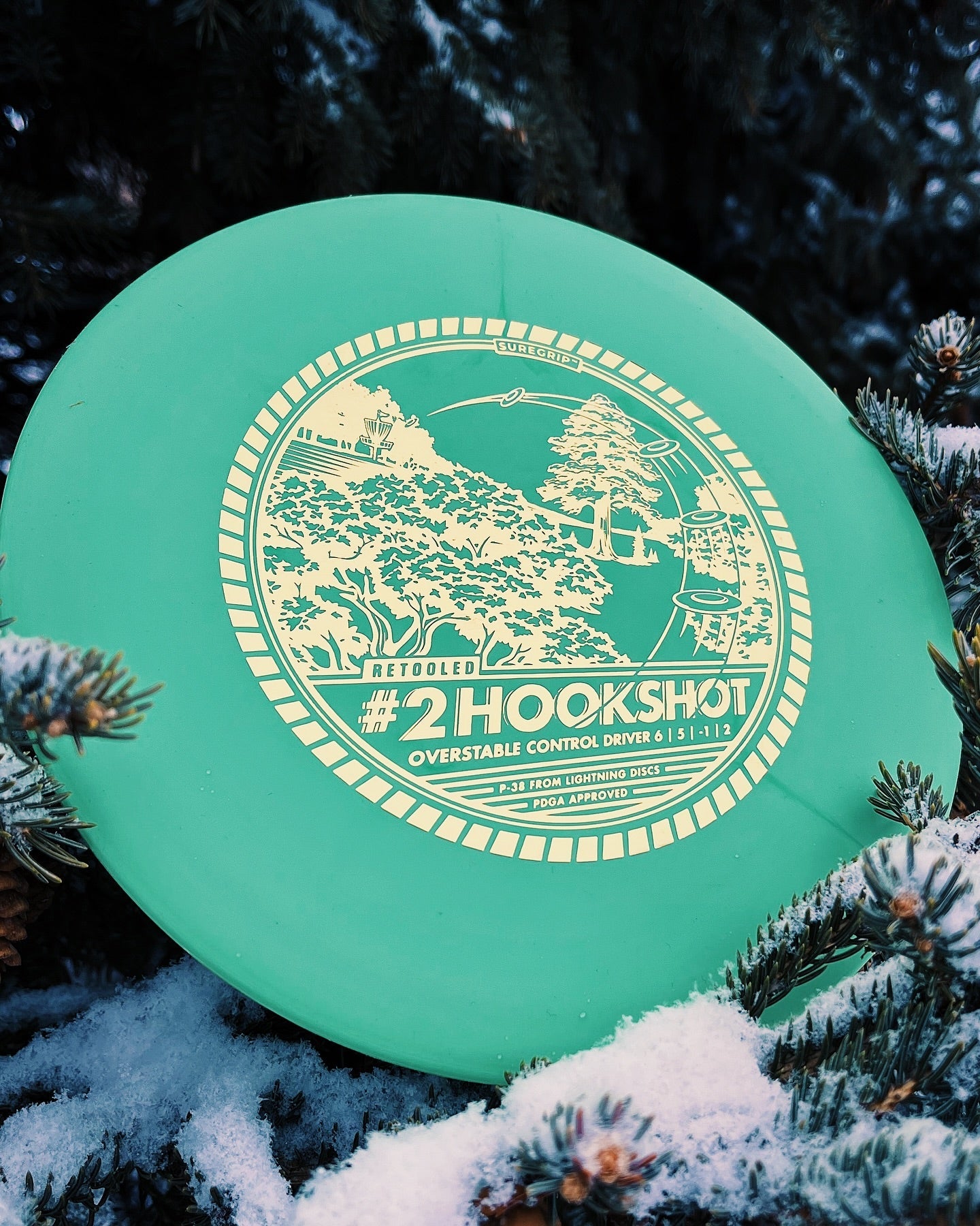 Lightning Sure Grip #2 Hookshot Fairway Driver Golf Disc