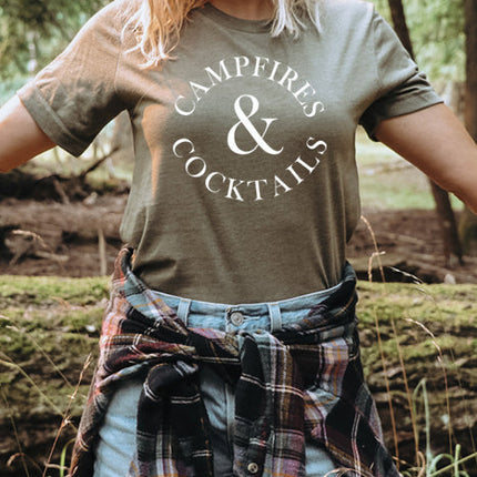 Campfires & Cocktails Tee 4841