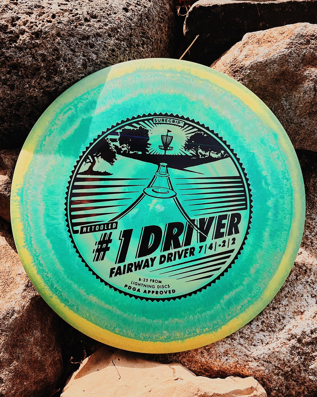 Lightning Sure Grip #1 Driver [Retool] Fairway Driver Golf Disc
