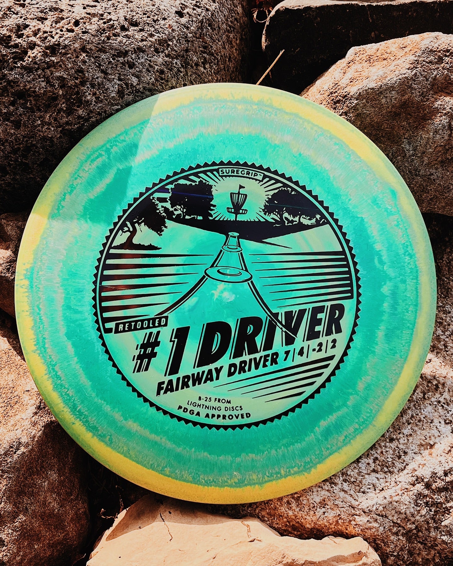 Lightning Sure Grip #1 Driver [Retool] Fairway Driver Golf Disc