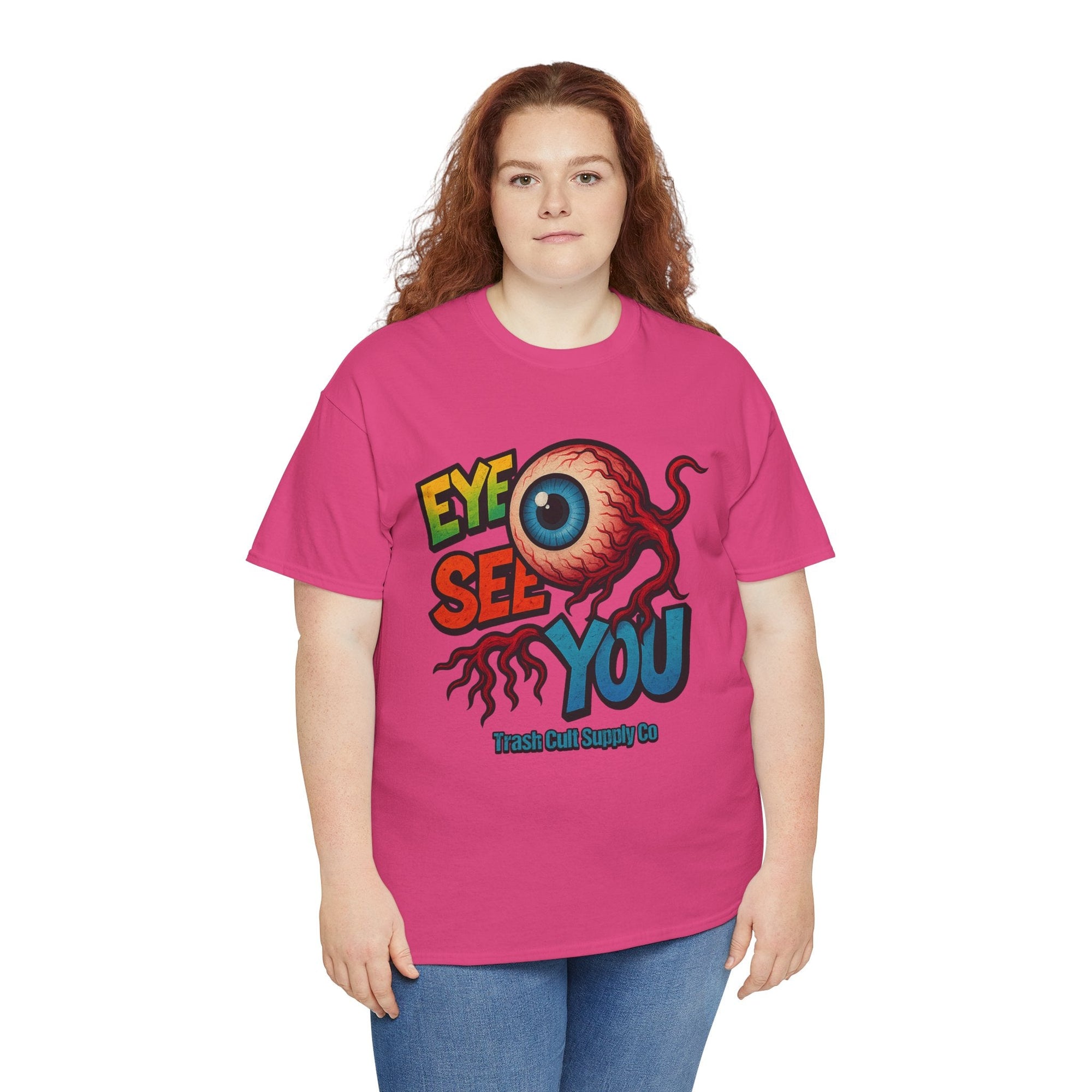 Eye See You Shirt – Creepy Eyeball Graphic Tee – Gildan 5000 Unisex