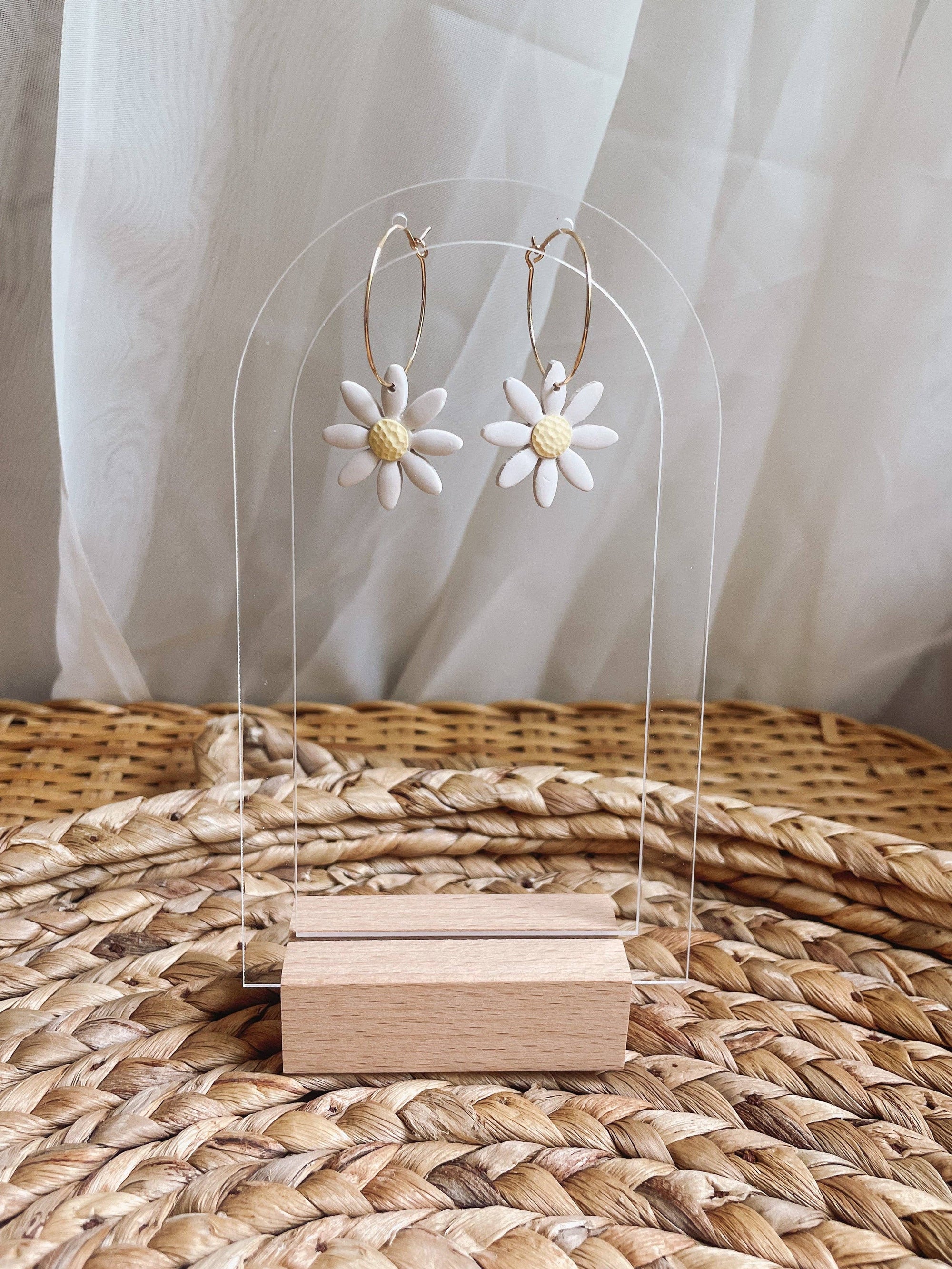 Placed by Grace - Daisy Hoops I Summer Wild Flower Collection