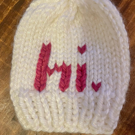 Hi Hat White Sparkle & Pink