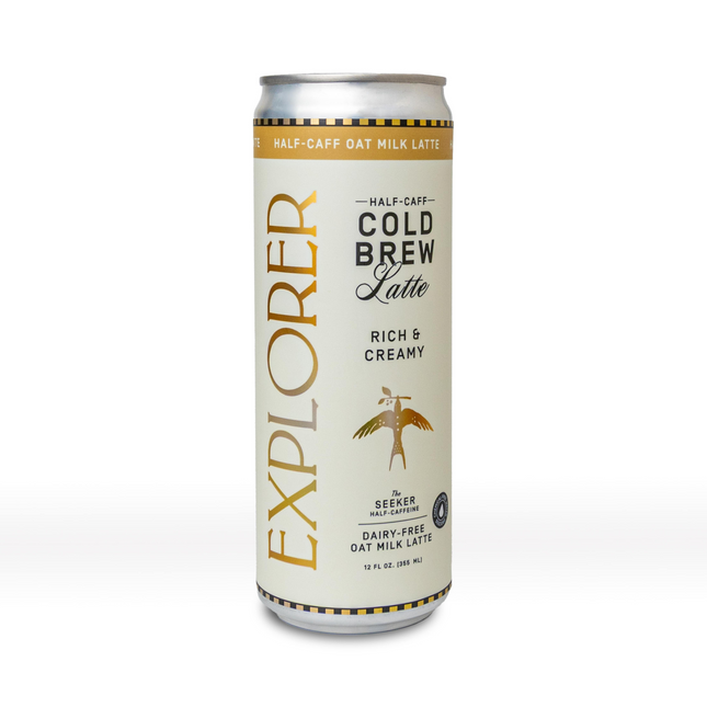 Cold Brew Oat Latte | Choose Your Caffeine Level | Rich & Creamy 12-Pack