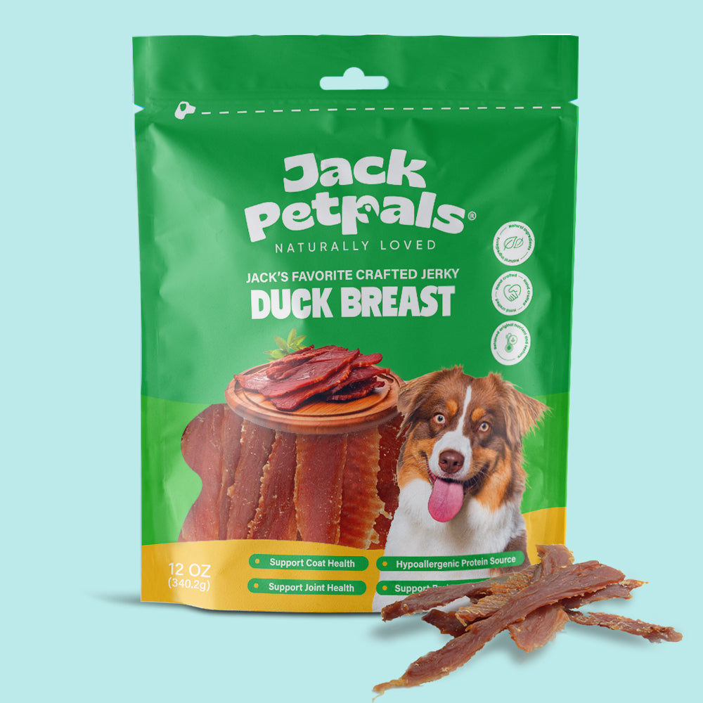 Jack PetPals Handcrafted Jerky Duck Breast Dog Treats (12oz)