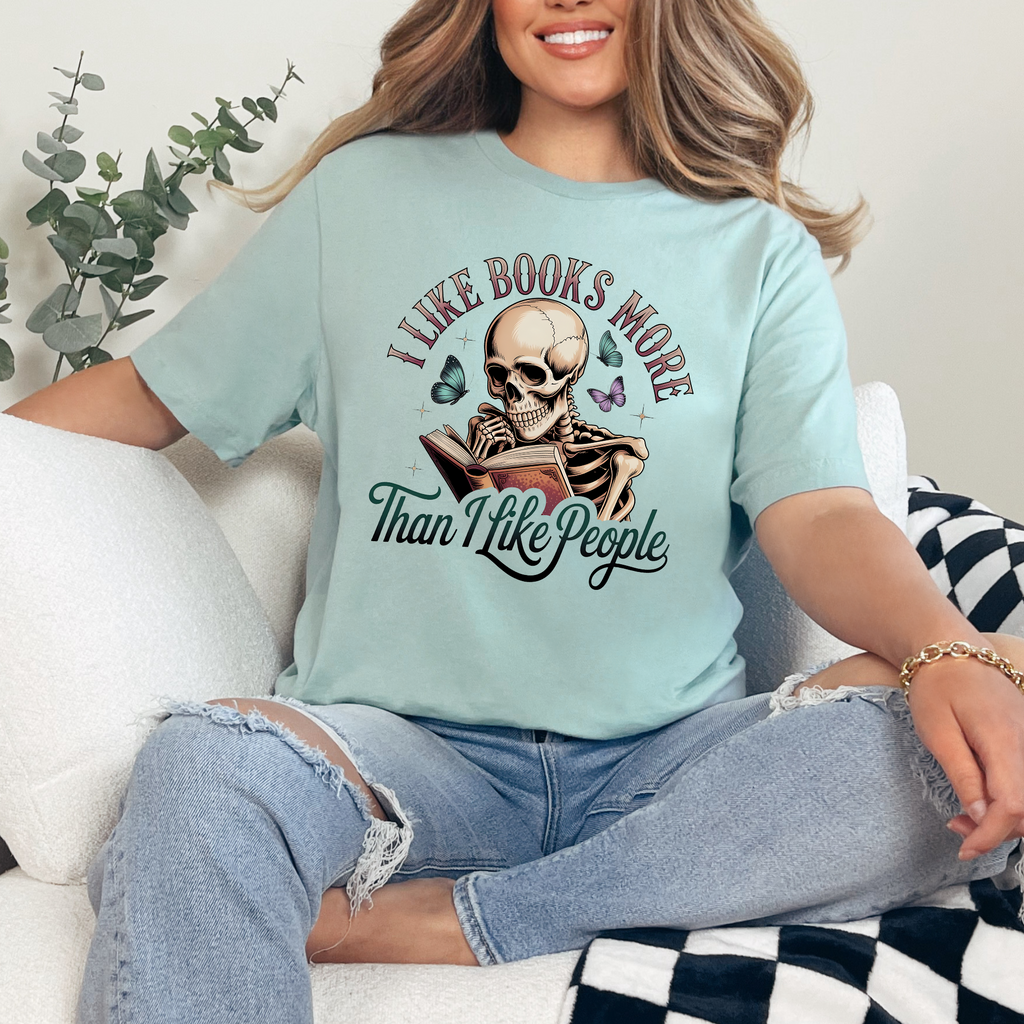 Books more than People Graphic Tee