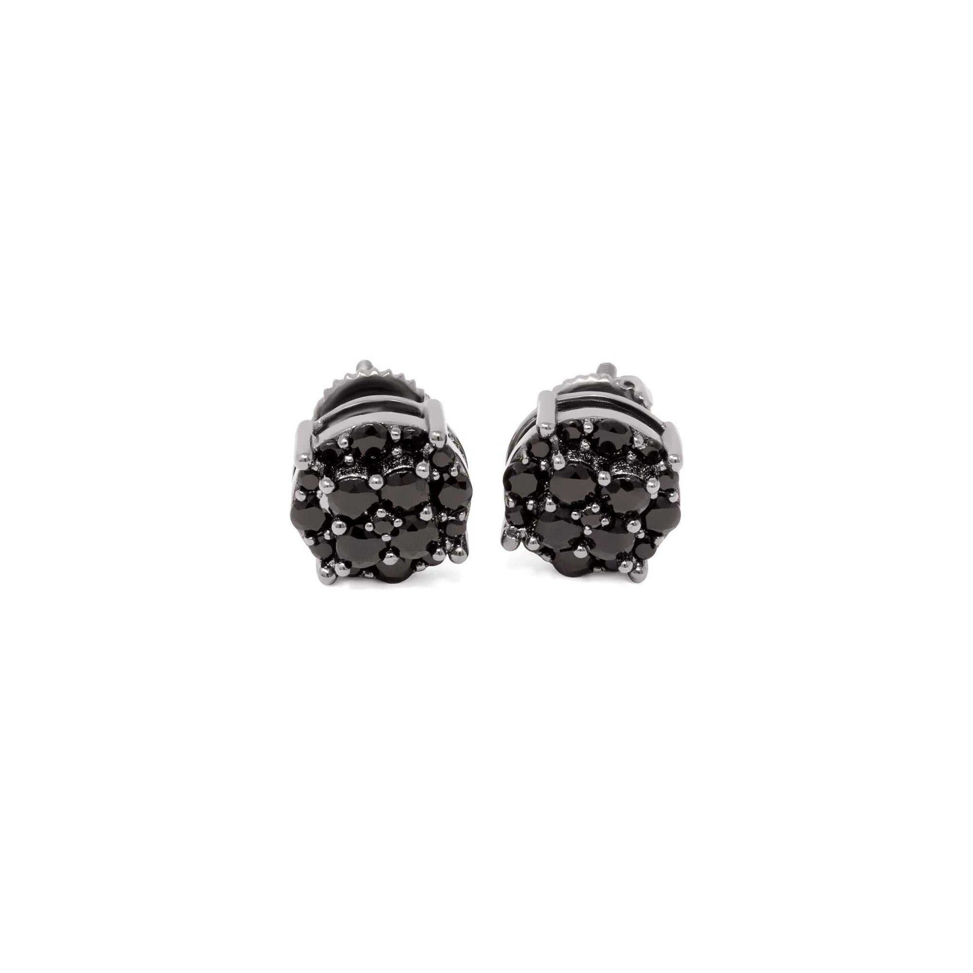 Black Stud Earrings