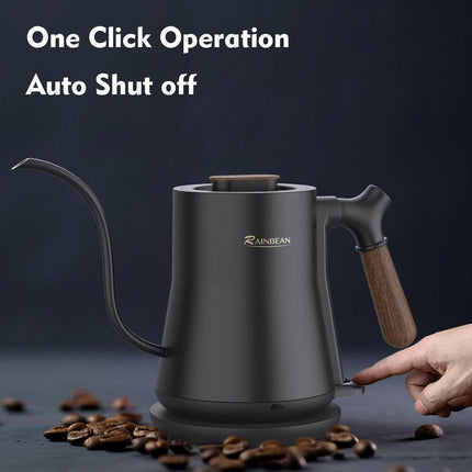 Gooseneck Electric Kettle,Stainless Steel Inner, Leak Proof ,Rapid Heating, Auto Shutoff