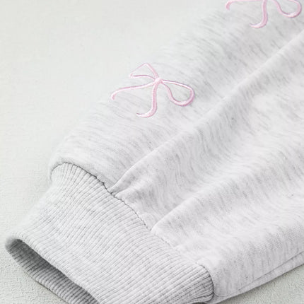 ow Embroidered Detail Puff Sleeve Top and Shorts 2pcs Set