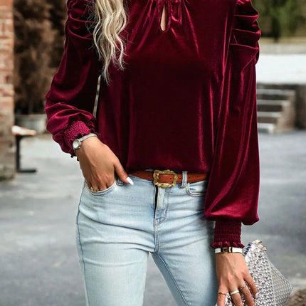 Robyn's Velvet Blouse