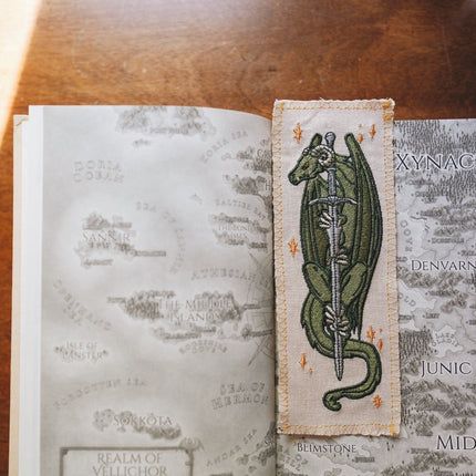 Dragon Guard | Embroidered Bookmark