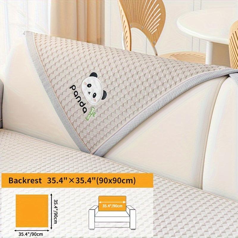 Waterproof Couch Cover, Non-Slip Panda Pattern Sofa Cover