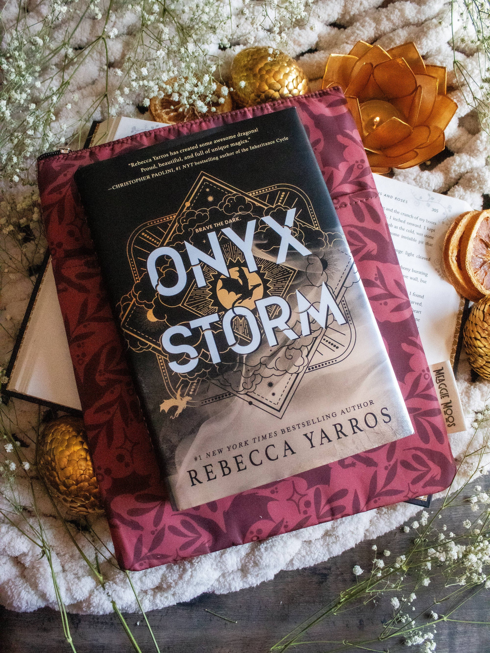 Meaggie Moos - Book / Tablet Sleeve | Rust Dragons