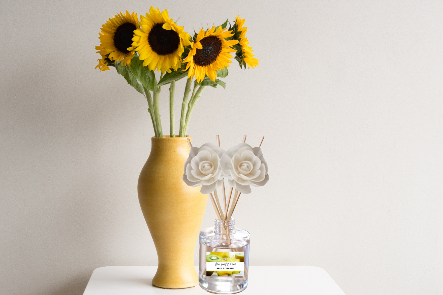 Exotic & Escape Reed Diffuser Collection – Tropical Scents with Mango, Pineapple, Hibiscus & Coconut