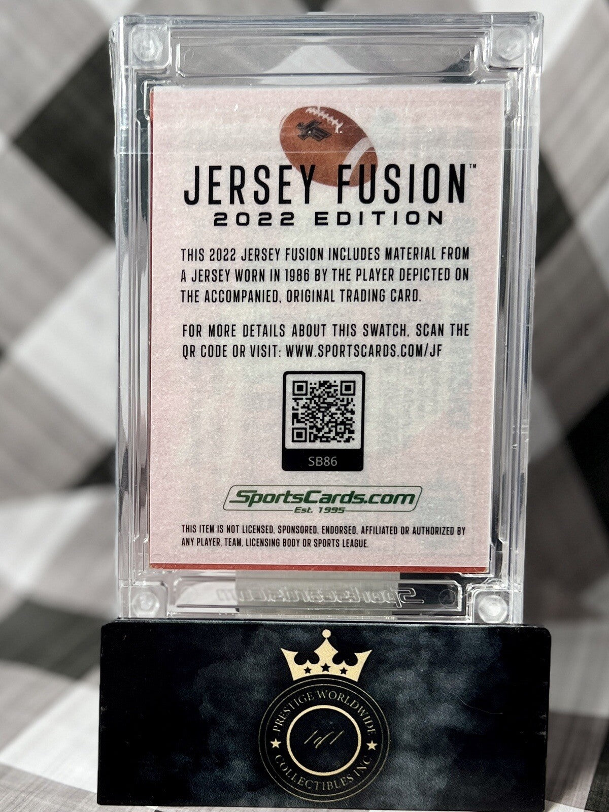 Steve Bartkowski 2022 Jersey Fusion 1988 Game Used Nameplate Patch /25 Falcons