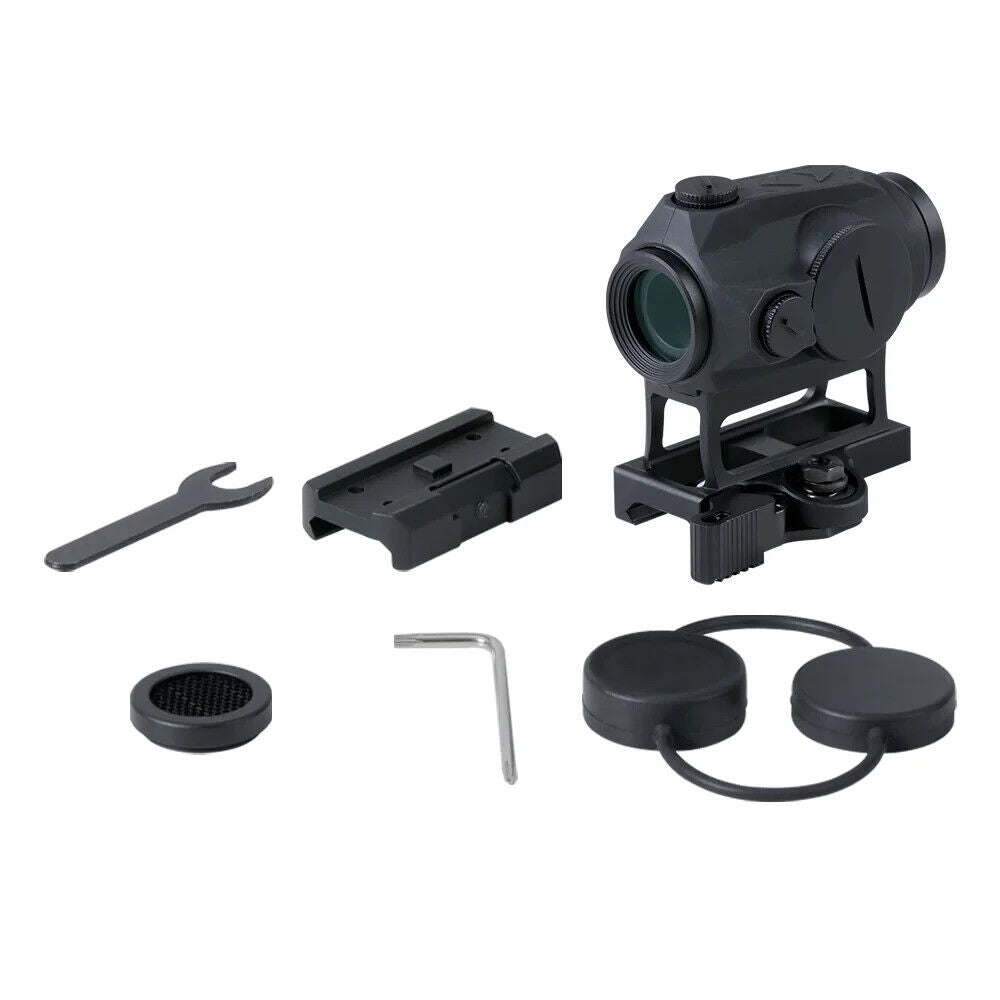 Red Win Mantis 1x22 Gen II Red Dot Sight - Shake Awake, QD Mount, IPX67