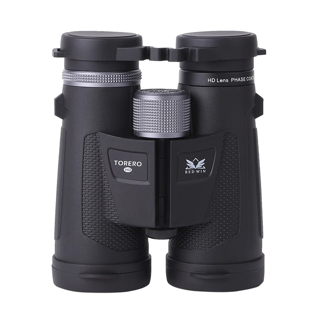 Red Win Torero HD 10x42 Binoculars Compact Waterproof FMC Hunting Optics Black