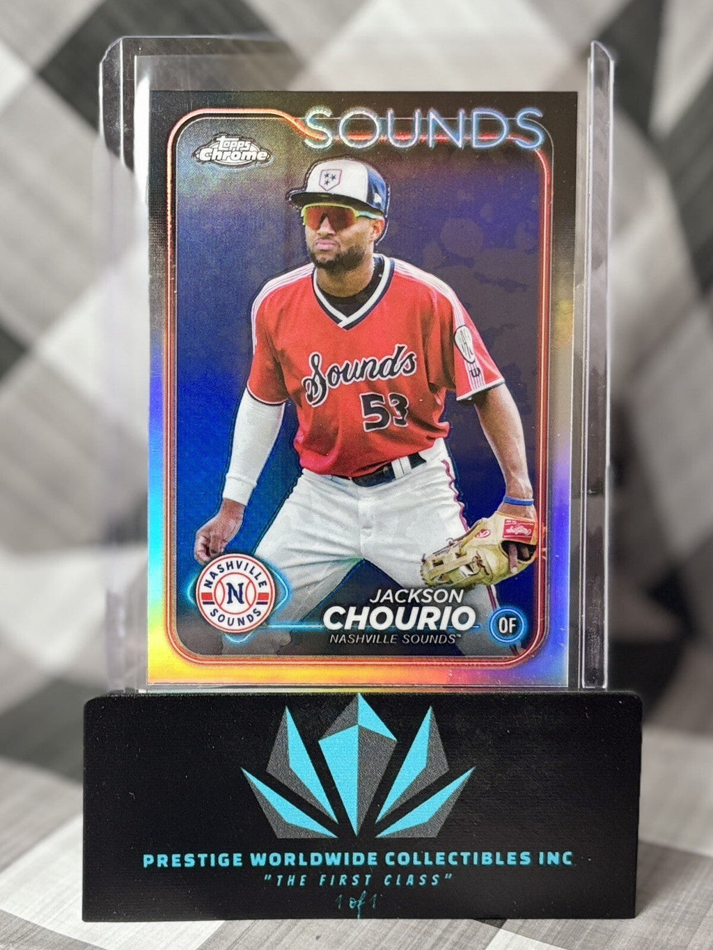 Jackson Chourio 2024 Topps Chrome Pro Debut Refractor Rookie #PDC-104 Brewers RC