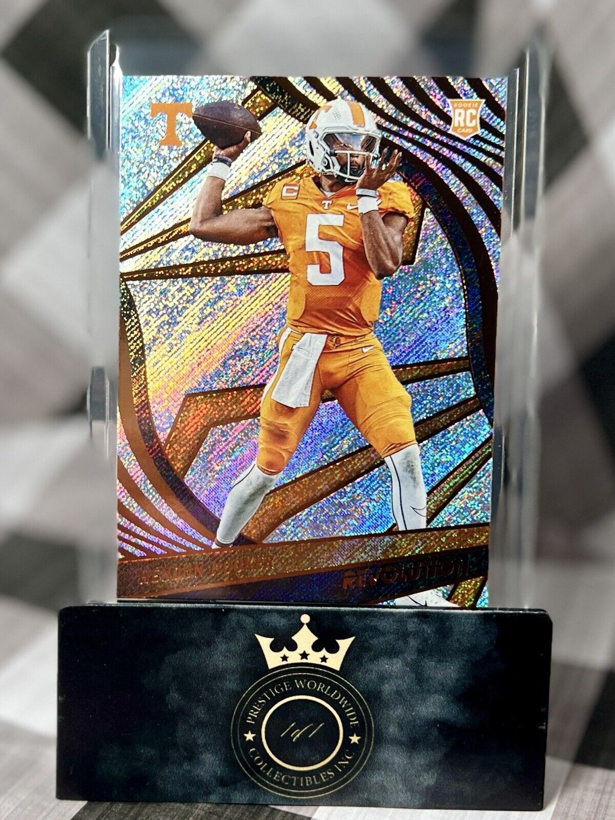 Hendon Hooker 2023 Panini Chronicles Draft Picks Revolution #25 Tennessee & DET