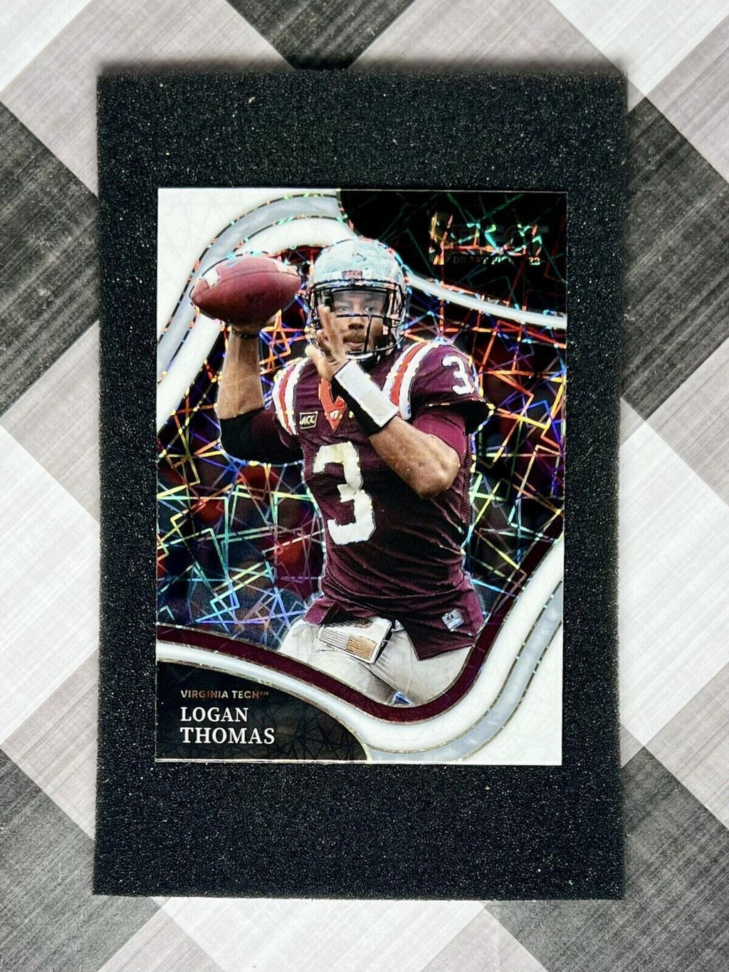 Logan Thomas 2022 Panini Select Draft Picks White Lazer Rookie #193 Commanders📈