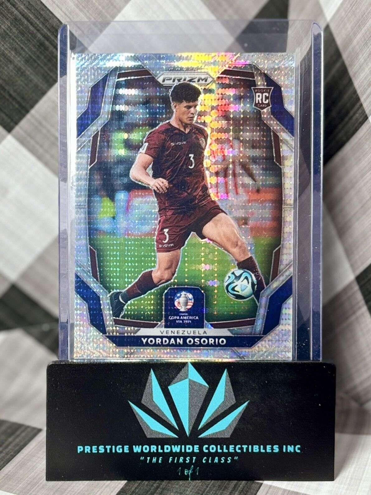 Yordan Osorio 2023-24 Prizm Copa America Pulsar Prizm Rookie #110 Venezuela RC