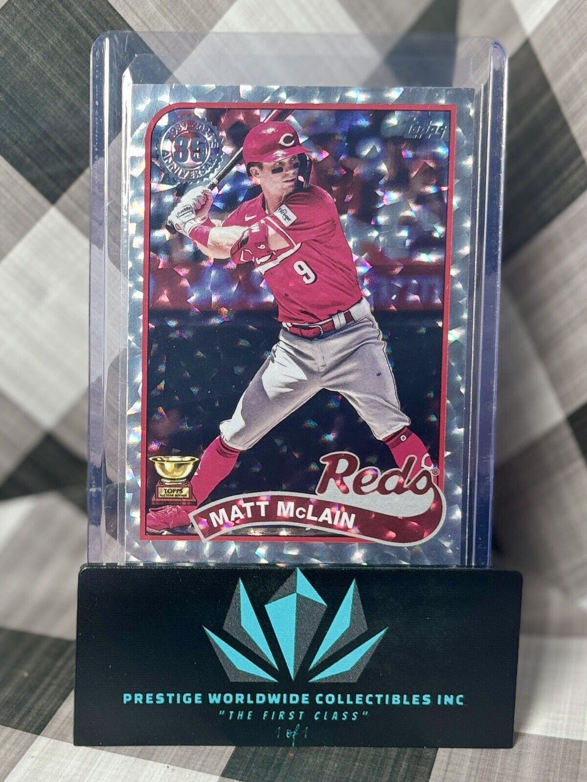 Matt McLain 2024 Topps Series 2 1989 Silver Foil #89B2-38 Cincinnati Reds Cup