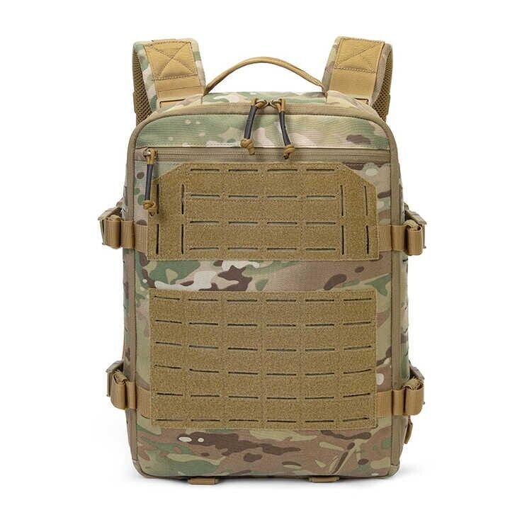 MUCTAC Assault Backpack 1000D Nylon Tactical, Hydration Ready, Multicam