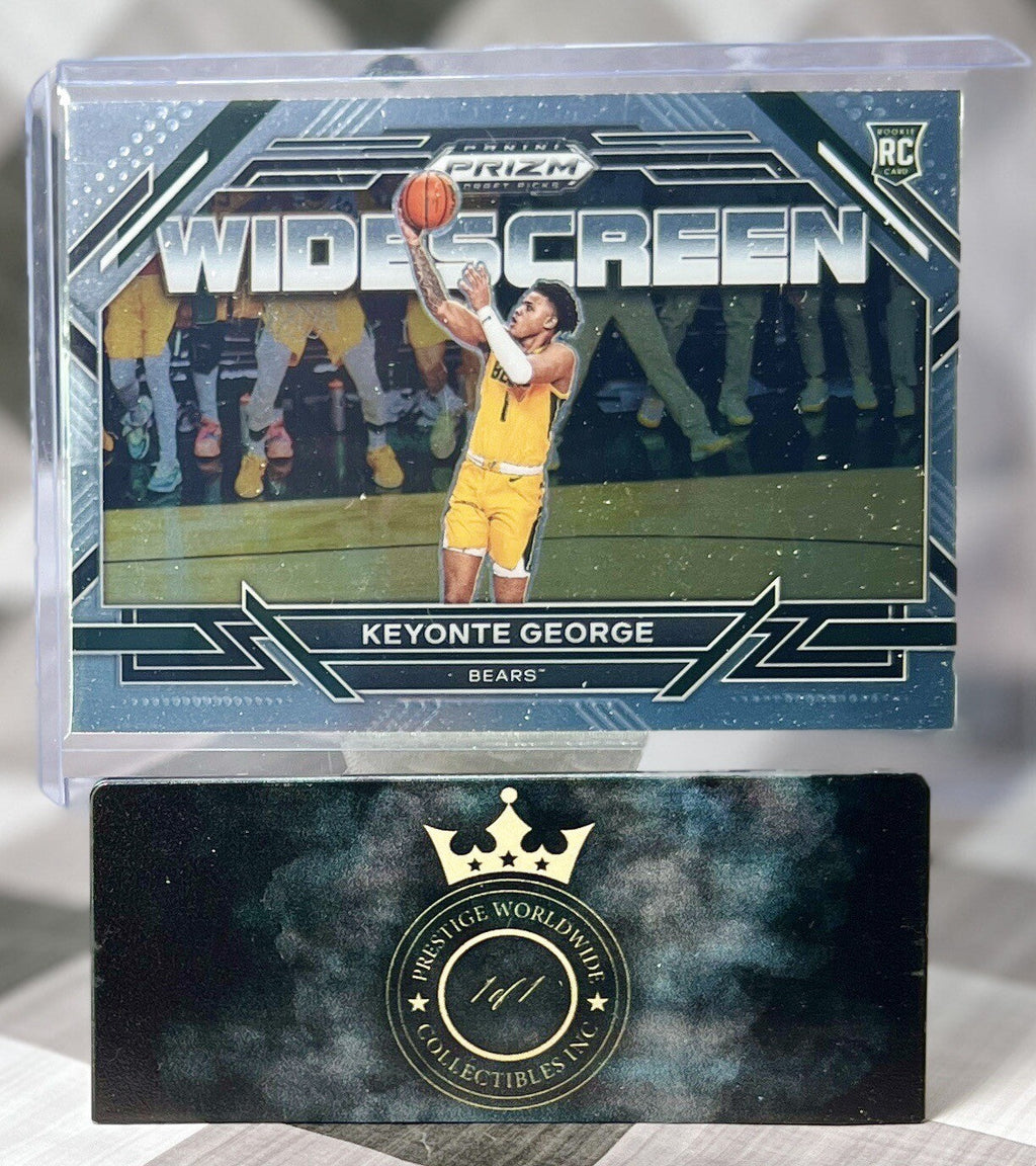 Keyonte George 2023 Prizm Draft Picks Widescreen Rookie #14 Baylor Jazz RC