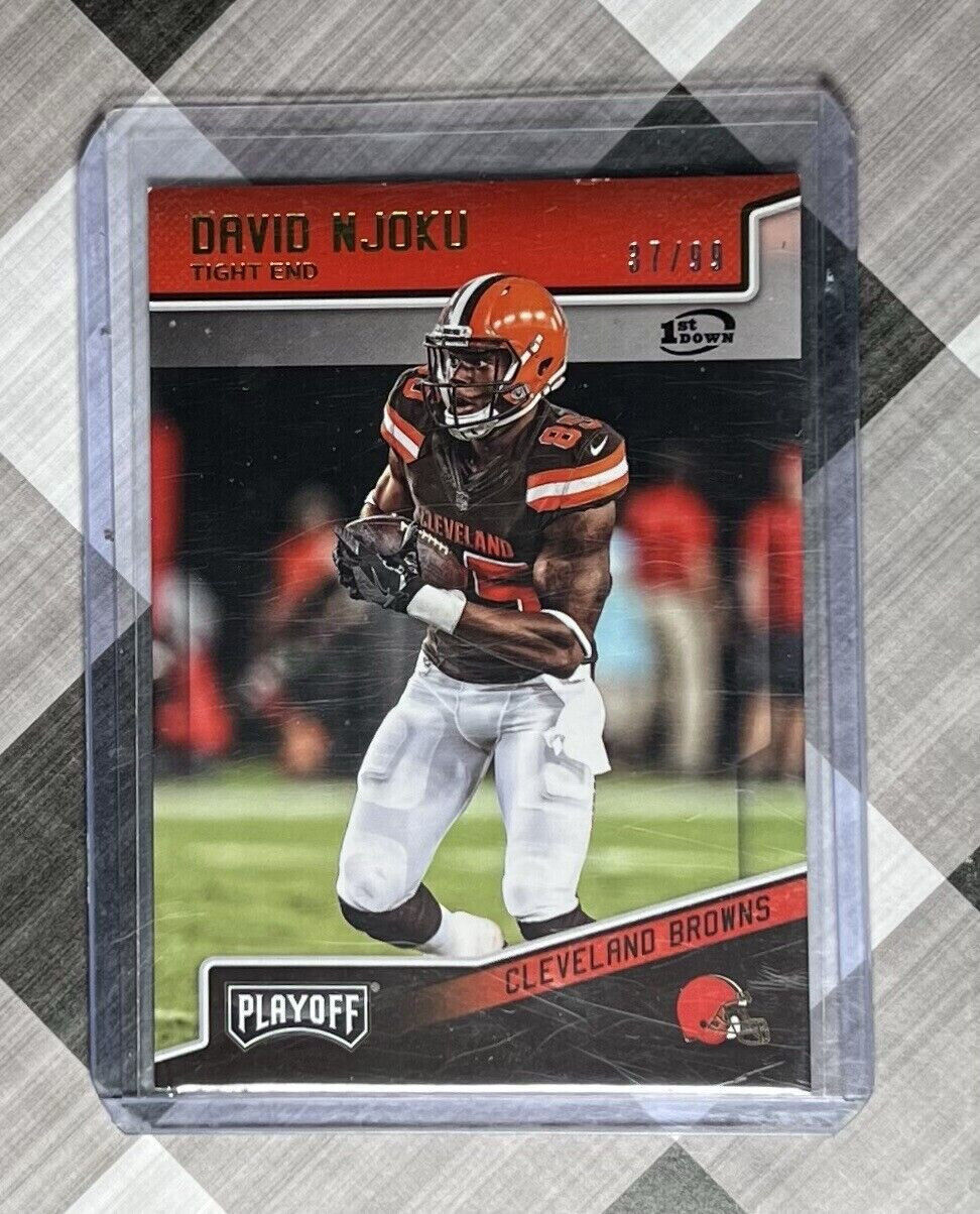 🔥🔥 2018 PLAYOFF 1ST DOWN DAVID NJOKU 37/99 - BROWNS 🔥🔥