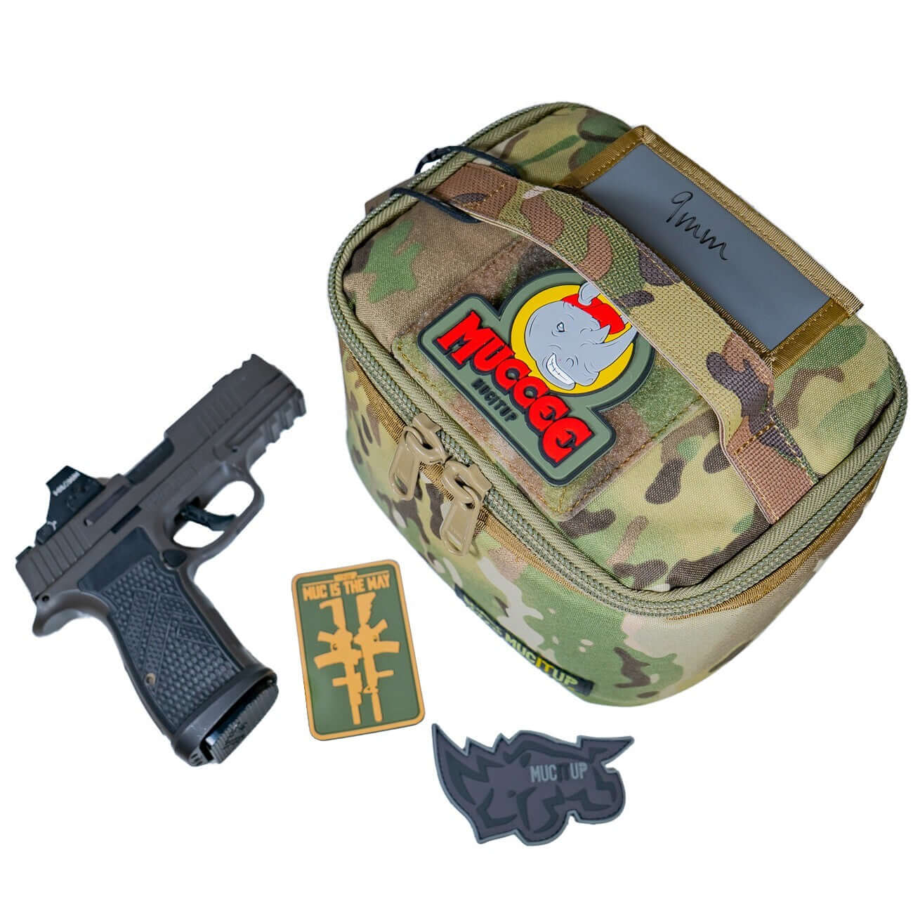 MUCITUP MUCTAC Ammo Dump Bag 1000D Nylon Multiuse Case with Mag & Gear Storage