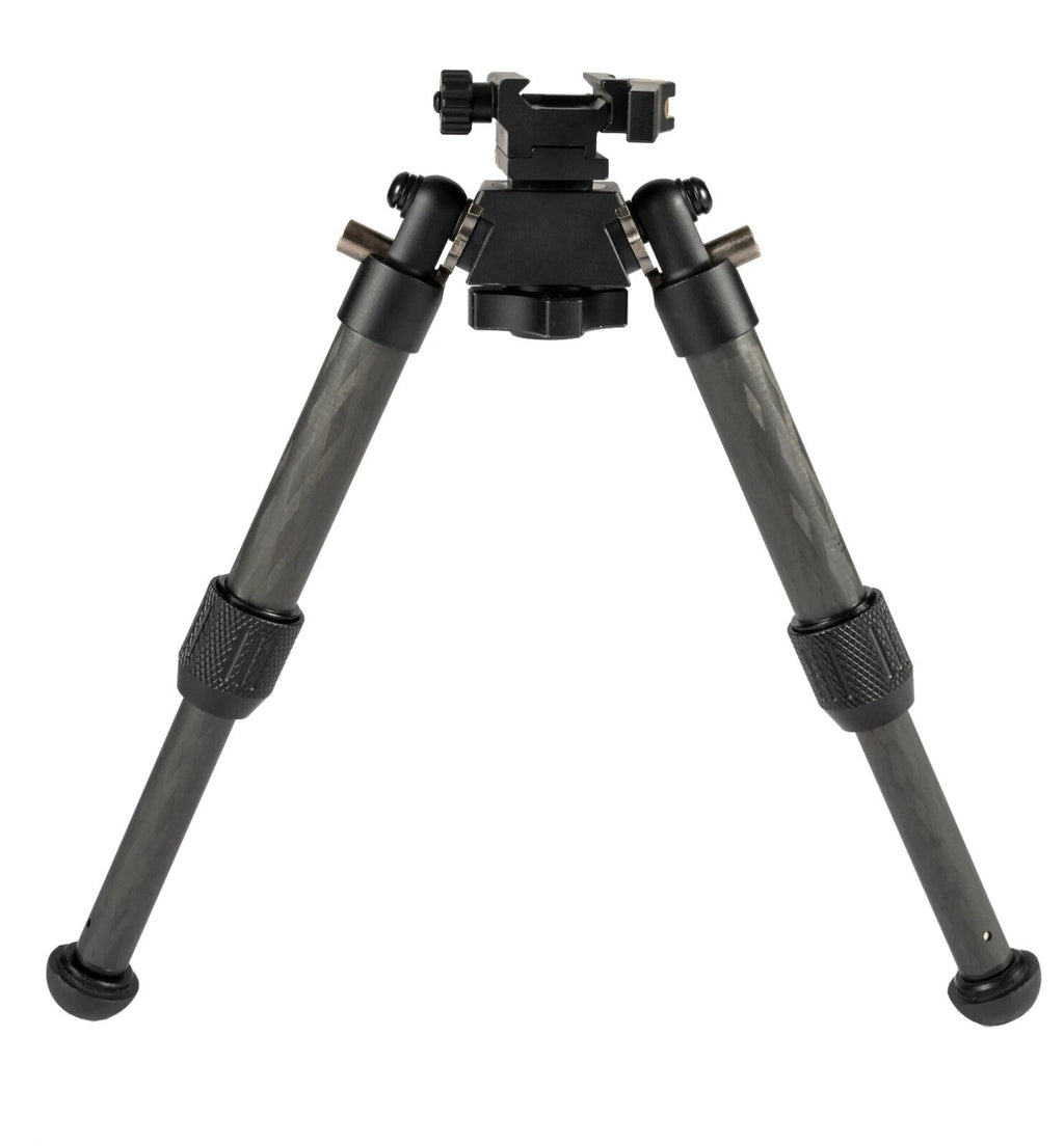 Linkogear HB-C02M Bipod – Brown, Carbon Fiber, Quick-Detach, 7-10” Adjust
